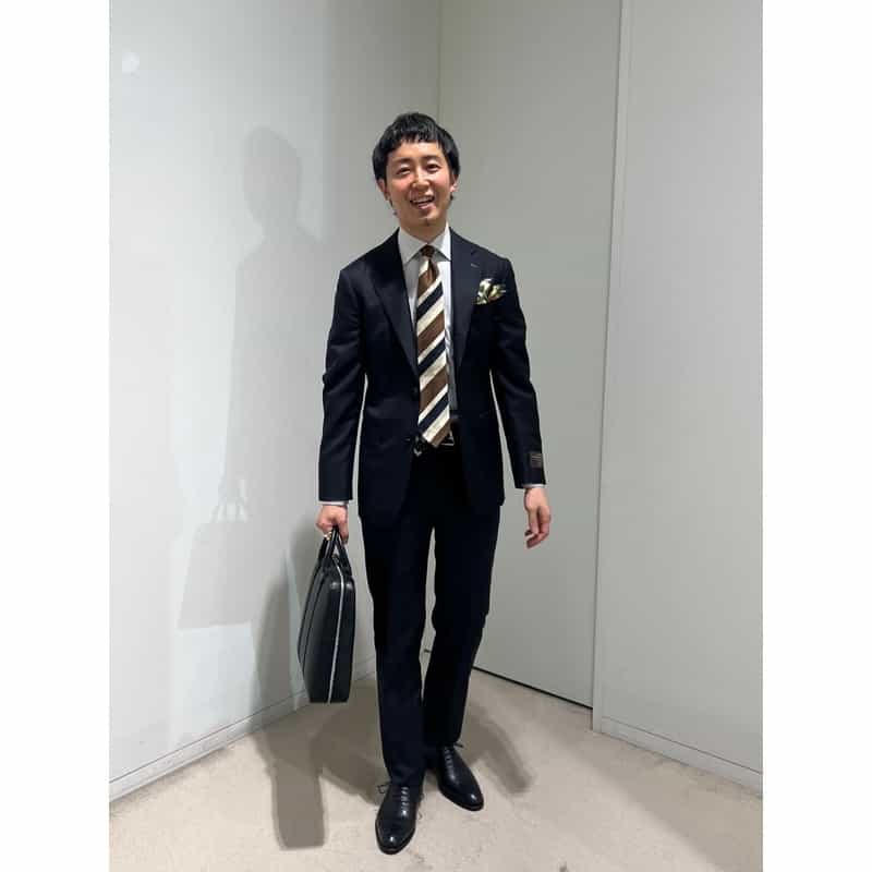 BARNEYS NEW YORK スーツ "MADISON" NAVY
