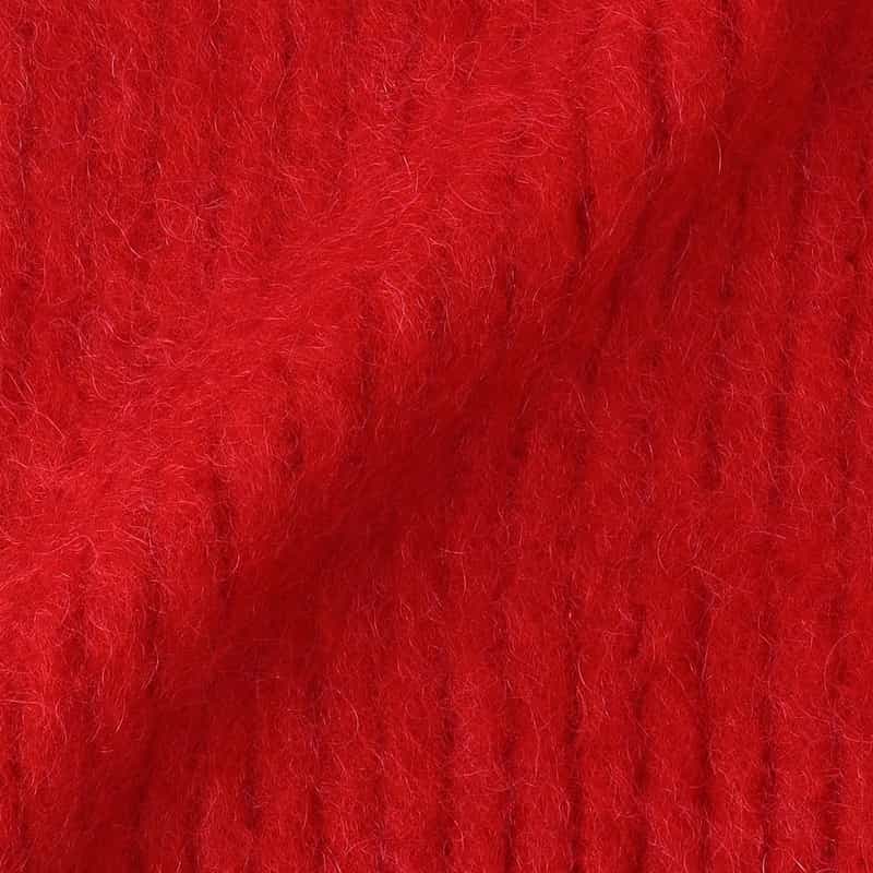 BARNEYS NEW YORK 2WAYシャギー ニットケープ RED