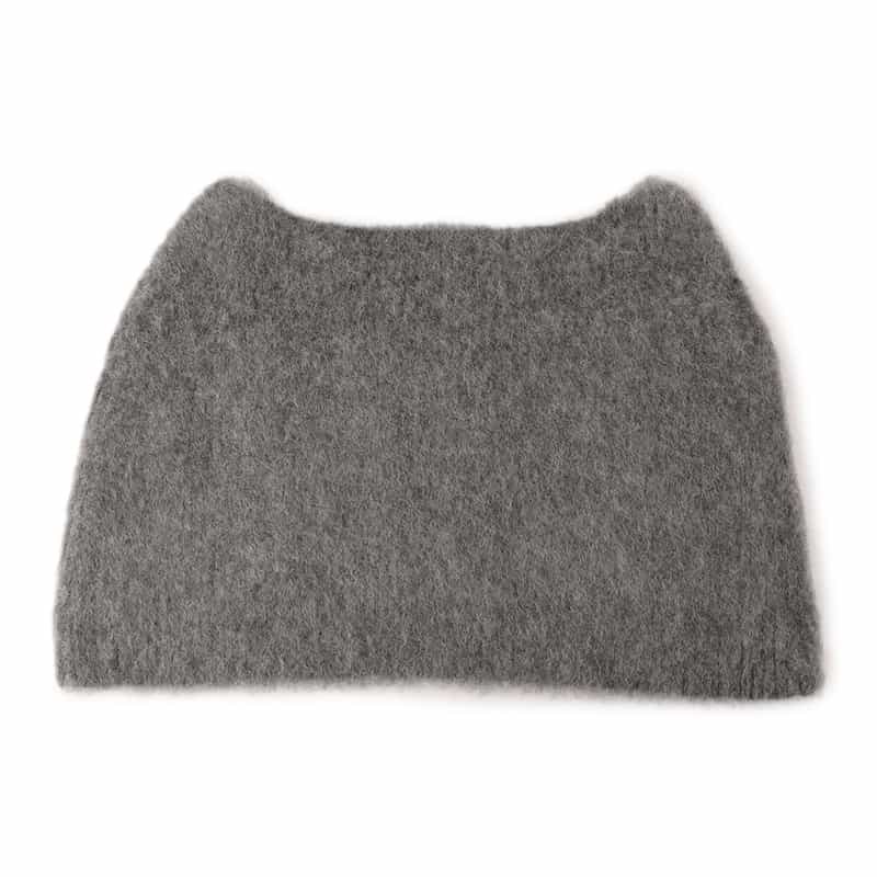BARNEYS NEW YORK 2WAYシャギー ニットケープ GRAY