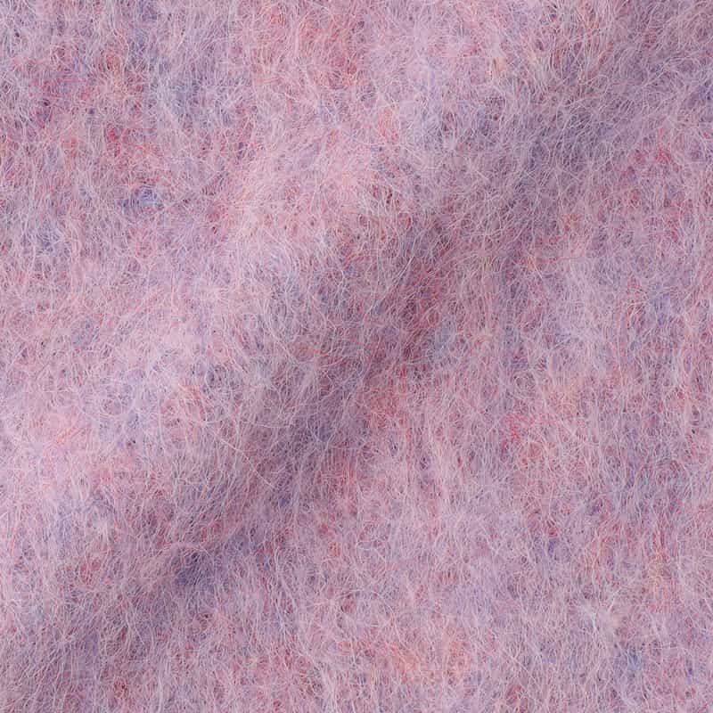 BARNEYS NEW YORK シャギー フリンジ スカーフ LT PURPLE