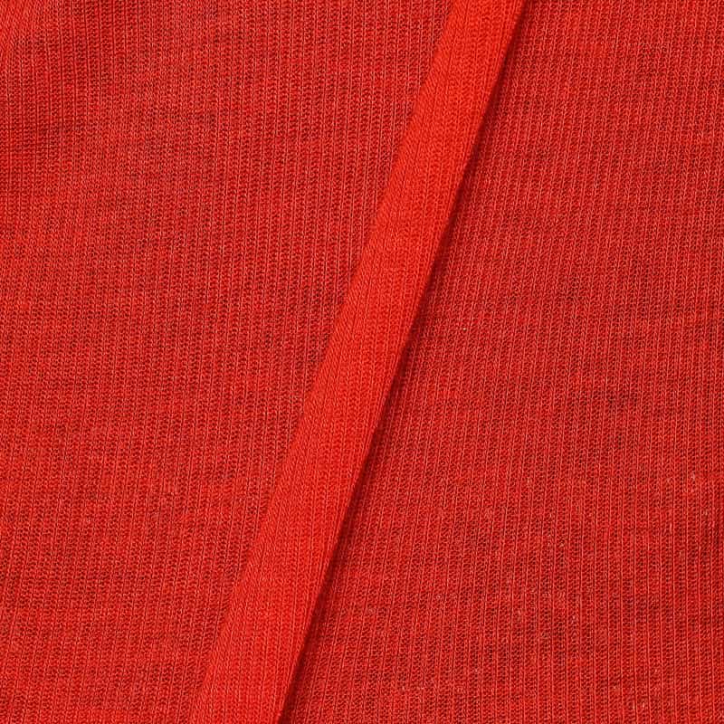 BARNEYS NEW YORK タートルネック ロングスリーブ シアーニットプルオーバー RED