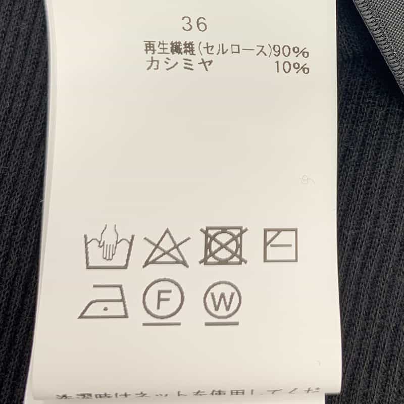 BARNEYS NEW YORK タートルネック ロングスリーブ シアーニットプルオーバー RED