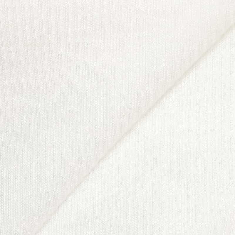 BARNEYS NEW YORK クルーネック シアーニットプルオーバー WHITE