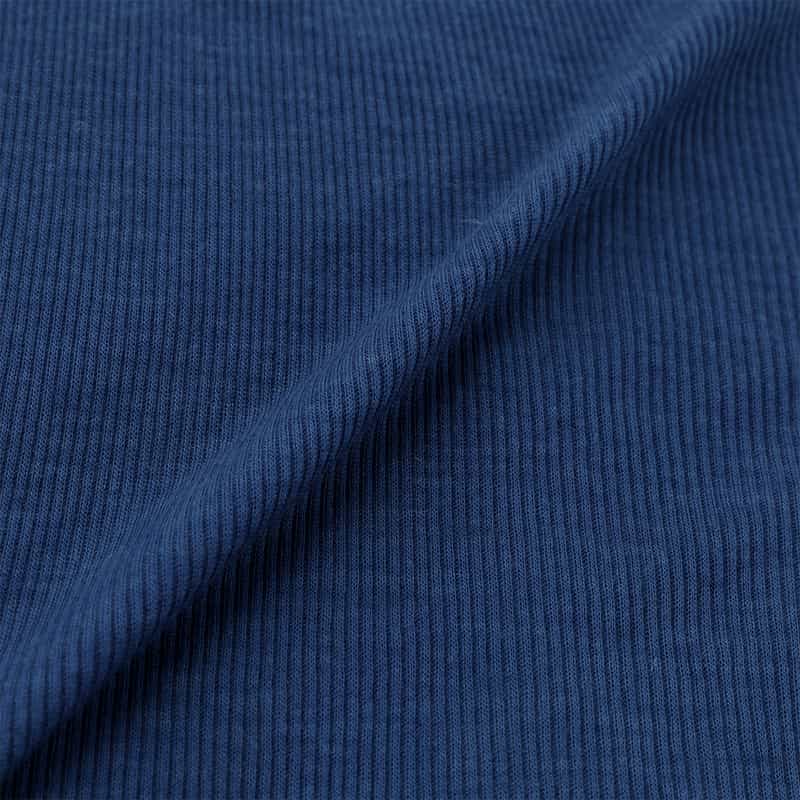 BARNEYS NEW YORK クルーネック シアーニットプルオーバー BLUE