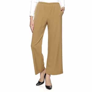 ウォッシャブル ドローストリングワイドパンツ