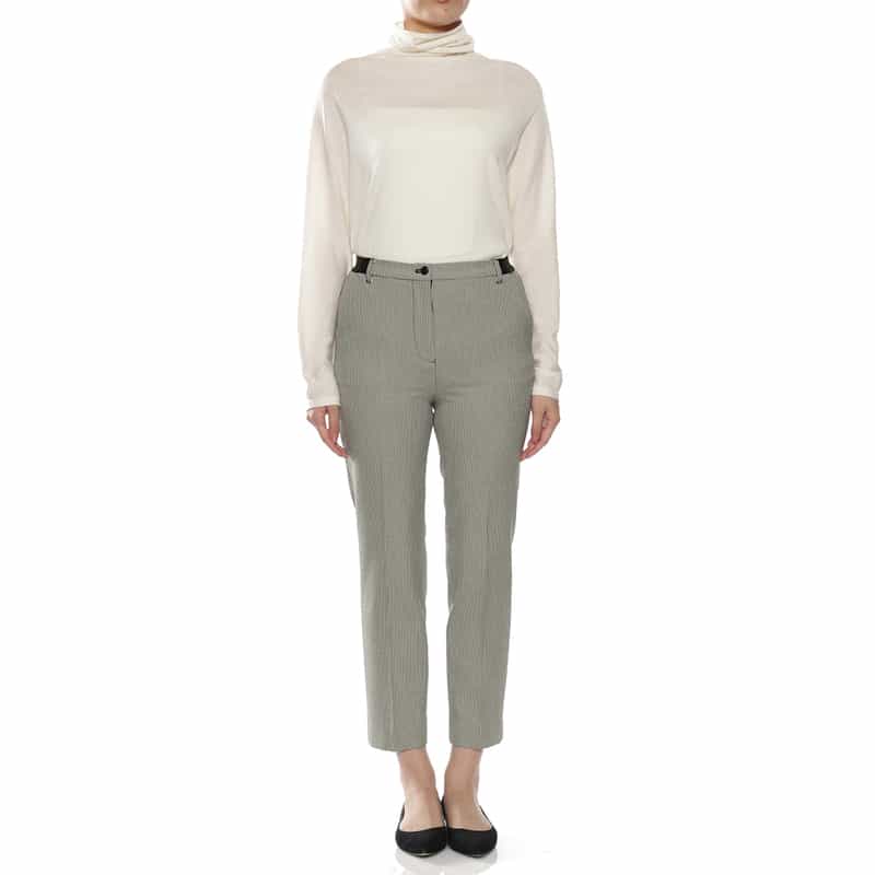 BARNEYS NEW YORK ウォッシャブル 裏起毛バックウエストゴムパンツ NONE