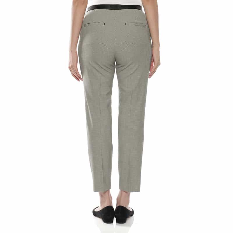 BARNEYS NEW YORK ウォッシャブル 裏起毛バックウエストゴムパンツ NONE