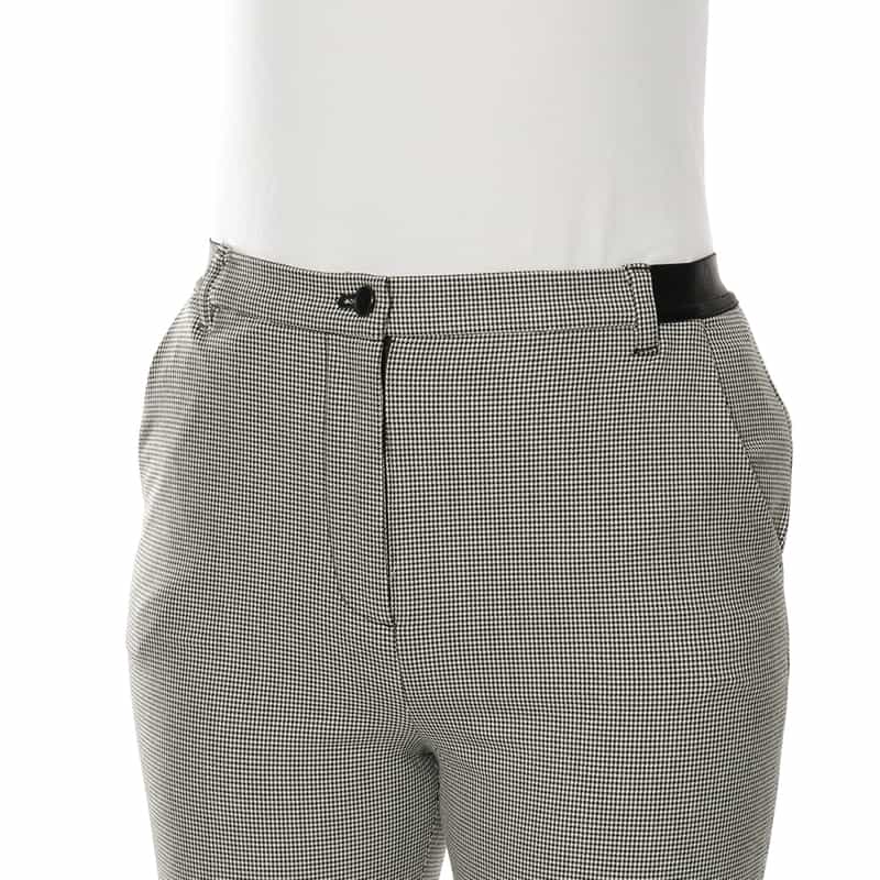 BARNEYS NEW YORK ウォッシャブル 裏起毛バックウエストゴムパンツ NONE