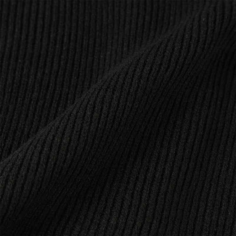 BARNEYS NEW YORK バックオープン ニットプルオーバー BLACK