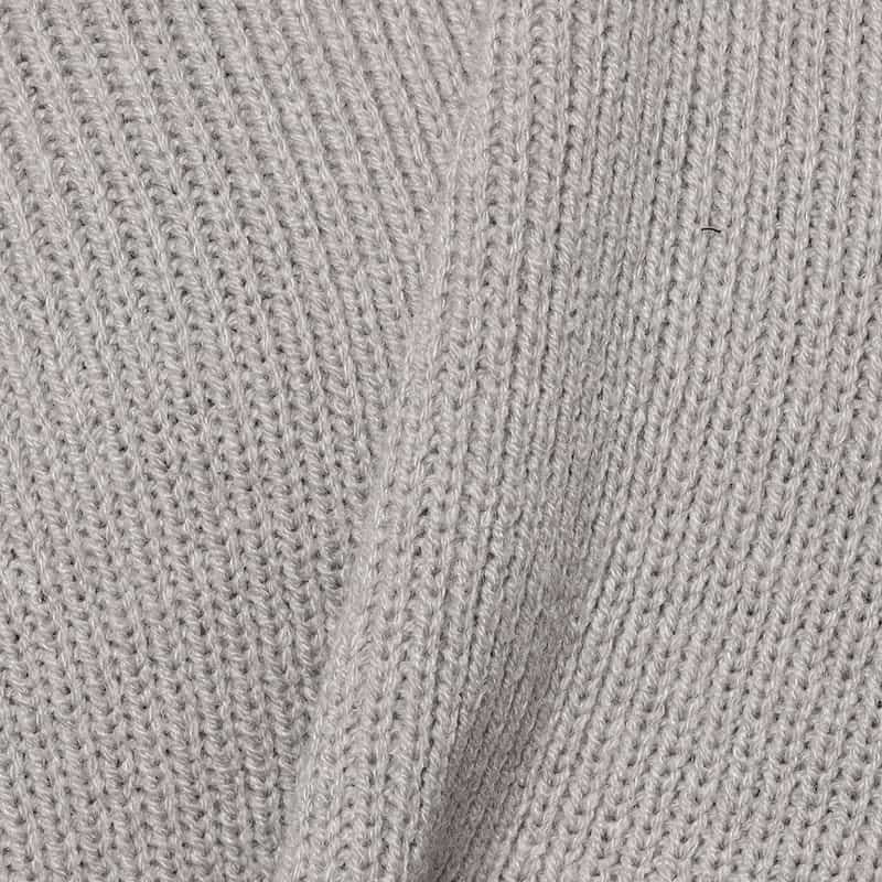 BARNEYS NEW YORK バックオープン ニットプルオーバー GRAY