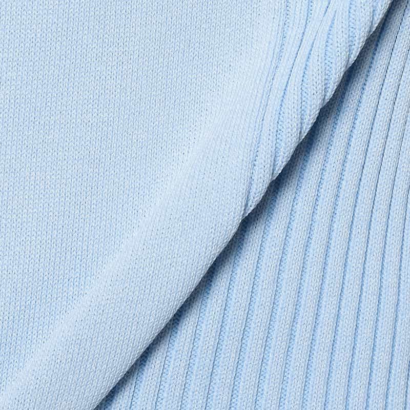 BARNEYS NEW YORK ポロニット ドレス LT BLUE