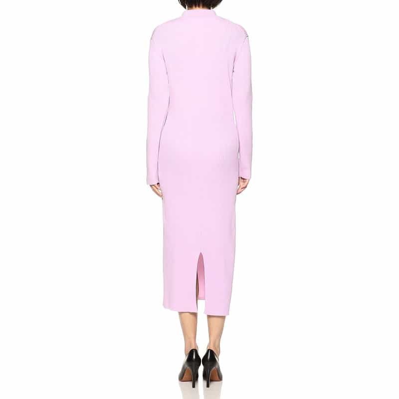 BARNEYS NEW YORK ポロニット ドレス PURPLE