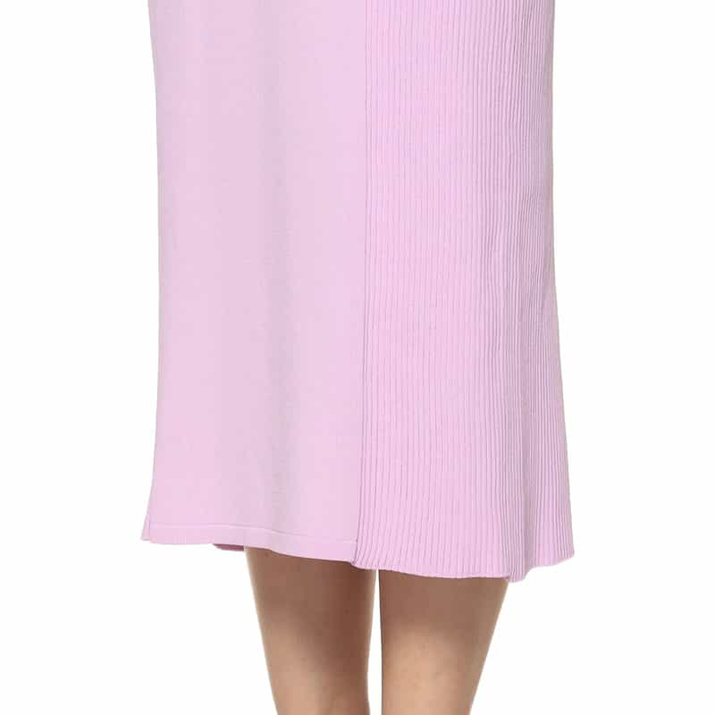 BARNEYS NEW YORK ポロニット ドレス PURPLE