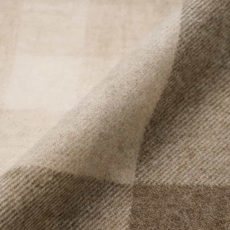 BARNEYS NEW YORK カシミヤ素材チェック柄スカーフ BEIGE