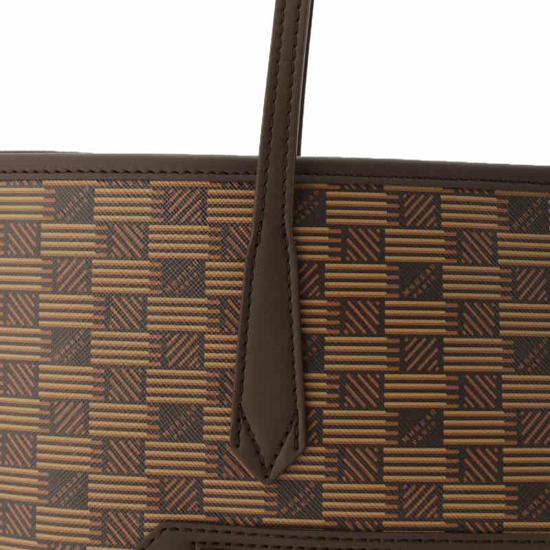 MOREAU PARIS "MONACO M"トートバッグ DARK BROWN