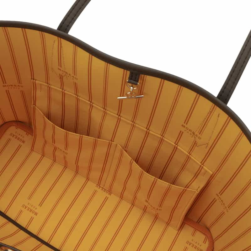 MOREAU PARIS "MONACO M"トートバッグ DARK BROWN