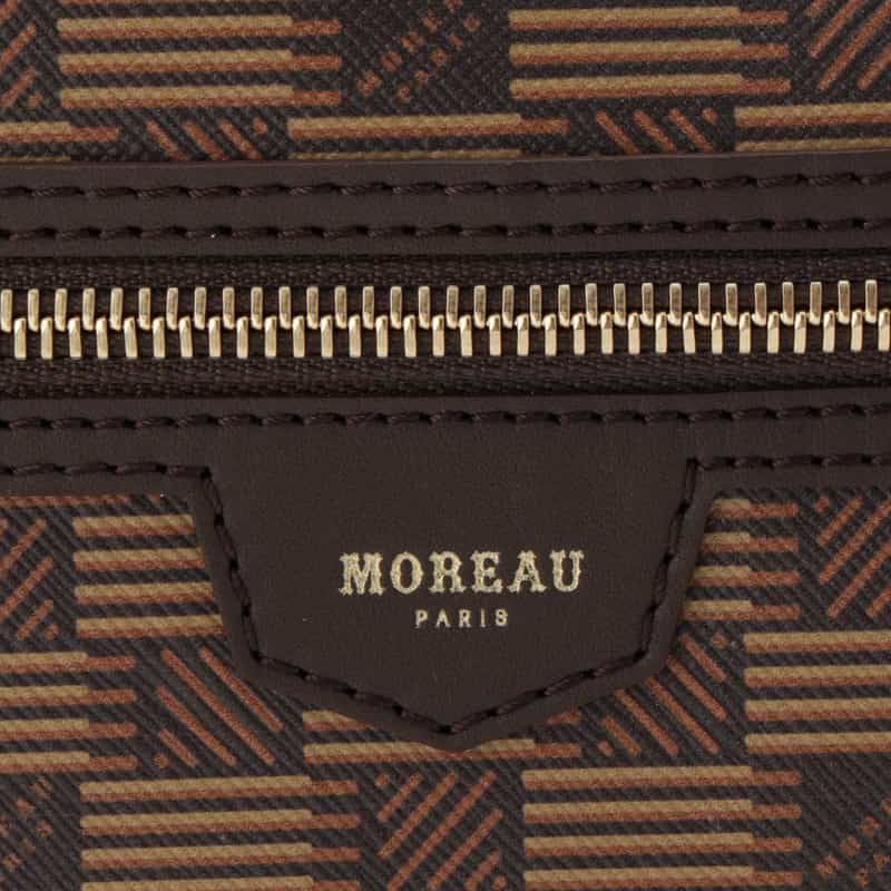 MOREAU PARIS "MONACO M"トートバッグ DARK BROWN