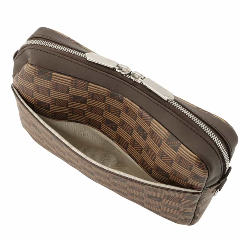 MOREAU PARIS バーニーズ　ニューヨーク限定"SAVOIE"クロスボディバッグ DARK BROWN