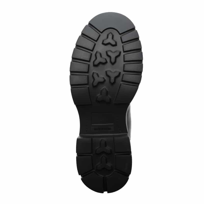 BARNEYS NEW YORK フロントジップ ショートブーツ DARK BROWN