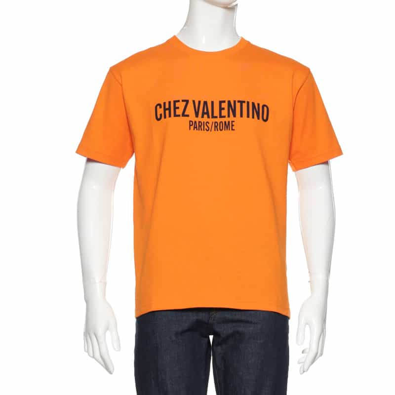 VALENTINO プリントTシャツ ORANGE