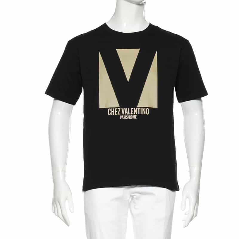 VALENTINO プリントTシャツ BLACK