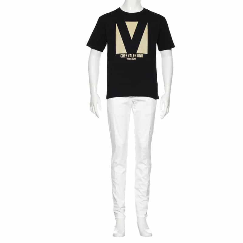 VALENTINO VALENTINO＜ヴァレンティノ＞プリントTシャツ BLACK