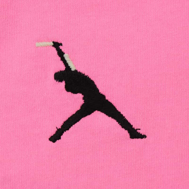 DOUBLET. 刺繍入りTシャツ PINK