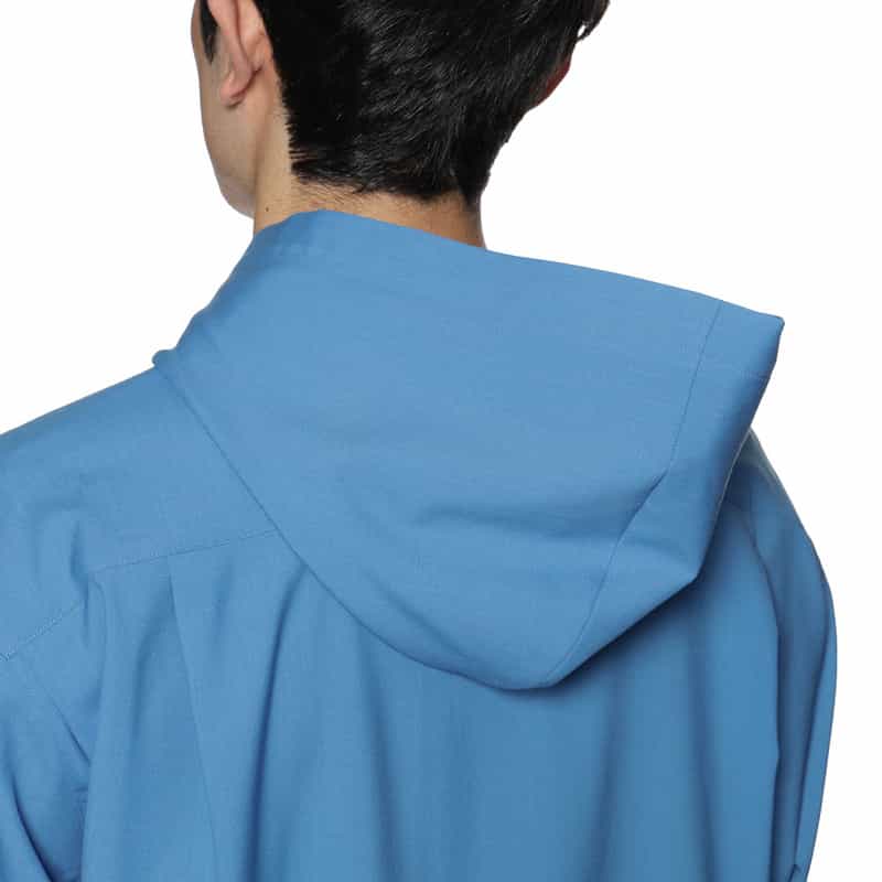 OVERCOAT OVERCOAT＜オーバーコート＞フード付きシャツ BLUE
