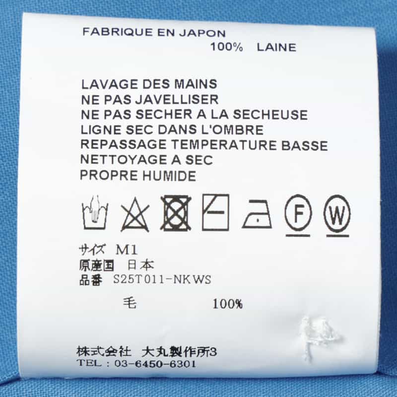 OVERCOAT OVERCOAT＜オーバーコート＞フード付きシャツ BLUE