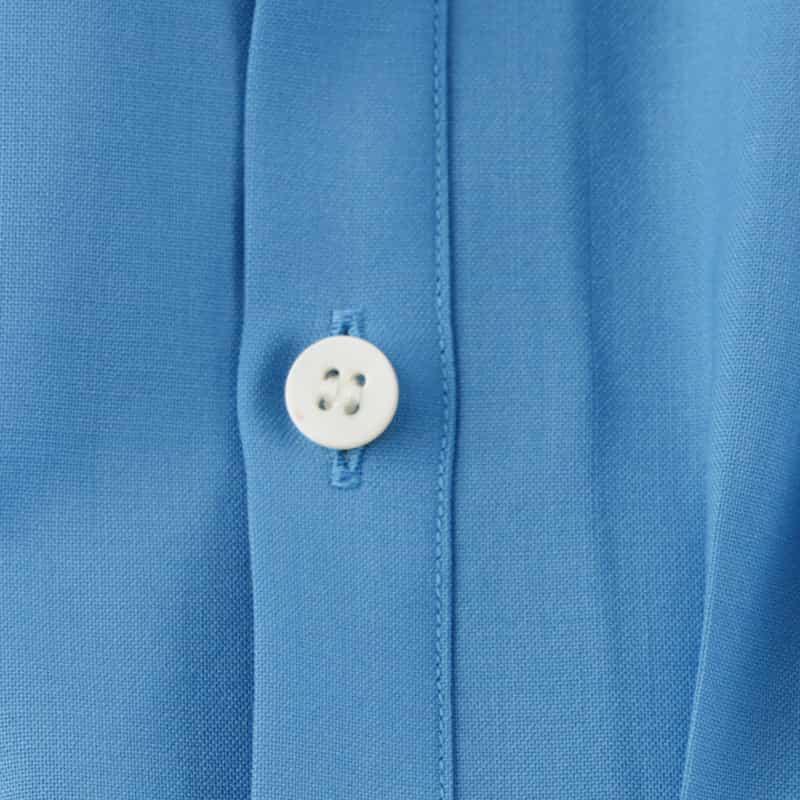 OVERCOAT OVERCOAT＜オーバーコート＞ウール バックサイドプリーツシャツ BLUE