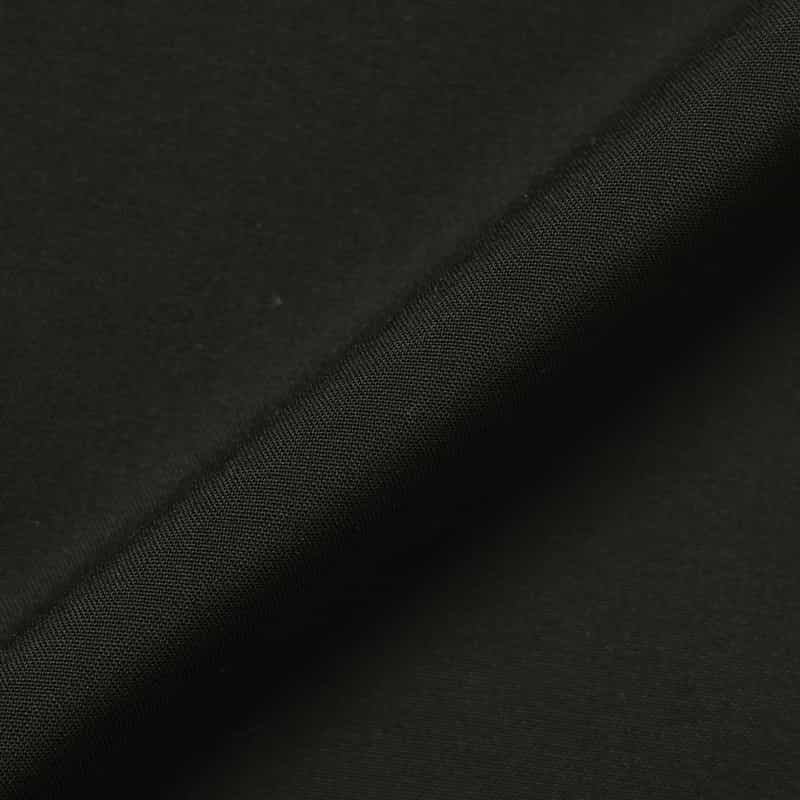 OVERCOAT OVERCOAT＜オーバーコート＞オーバーサイズ ウールシャツ BLACK