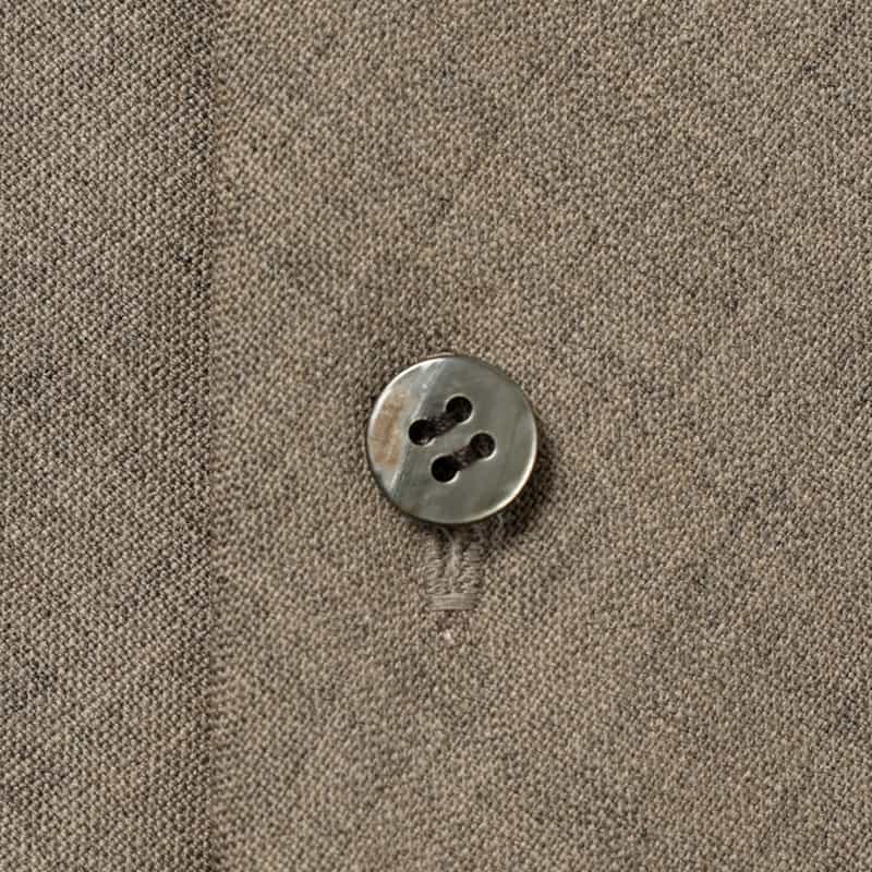 OVERCOAT OVERCOAT＜オーバーコート＞オーバーサイズ ウールシャツ GRAY