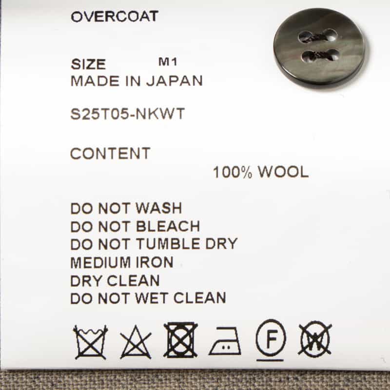 OVERCOAT OVERCOAT＜オーバーコート＞オーバーサイズ ウールシャツ GRAY