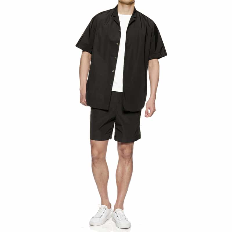 OVERCOAT バーニーズ　ニューヨーク限定 ナイロン ドローストリング ショーツ BLACK