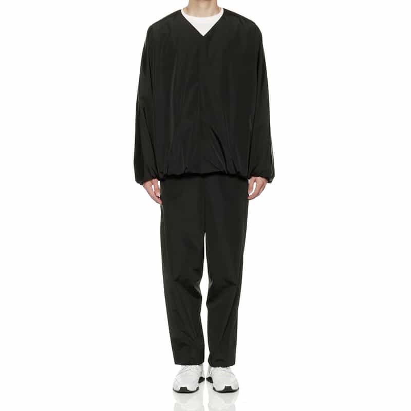 OVERCOAT バーニーズ　ニューヨーク限定 ナイロン ドローストリング イージーパンツ BLACK