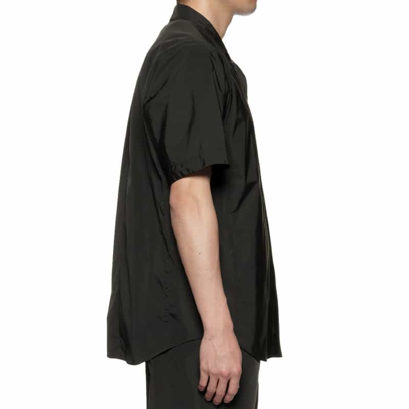 OVERCOAT OVERCOAT＜オーバーコート＞バーニーズ　ニューヨーク限定 ナイロン オープンシャツ BLACK