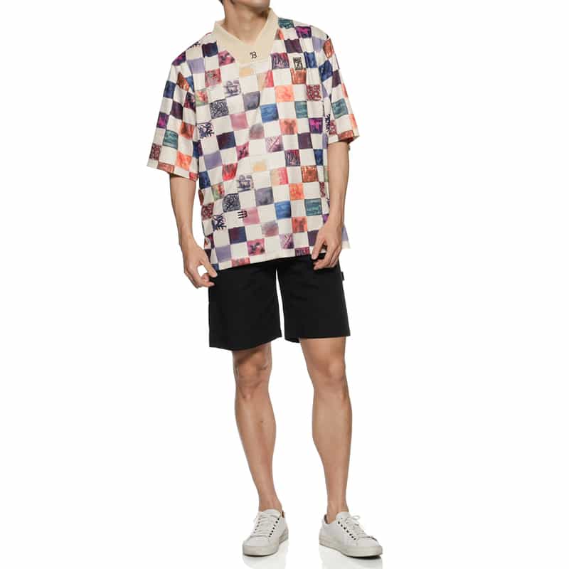 NAMESAKE NAMESAKE＜ネームセイク＞プリントTシャツ MULTI COLOR