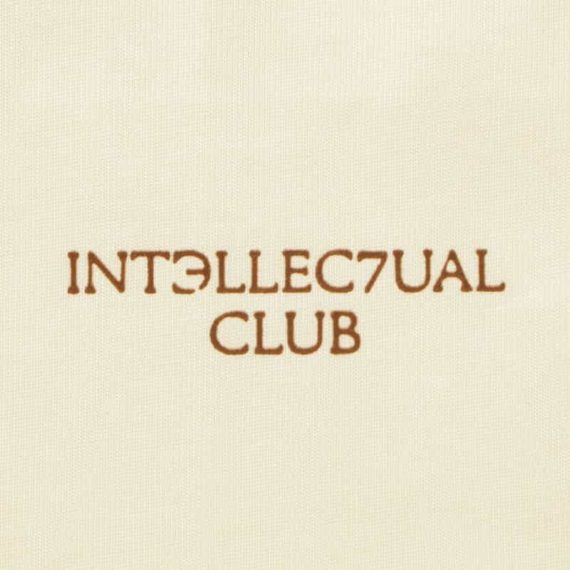 NAMESAKE NAMESAKE＜ネームセイク＞刺繍入りプリントTシャツ IVORY