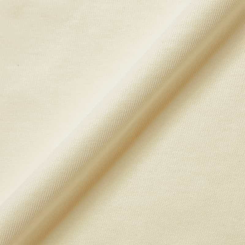 NAMESAKE NAMESAKE＜ネームセイク＞刺繍入りプリントTシャツ IVORY