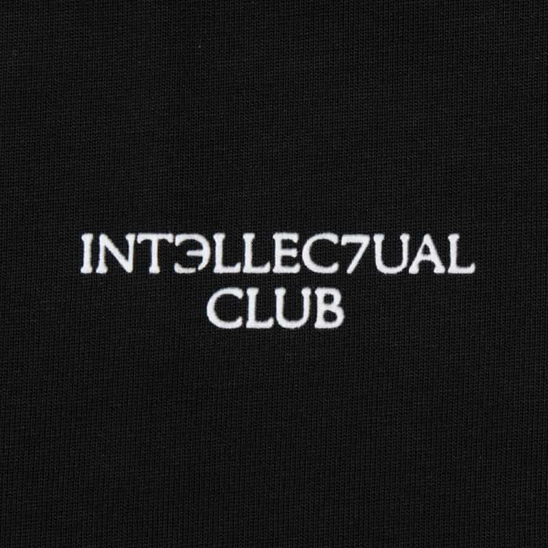 NAMESAKE NAMESAKE＜ネームセイク＞刺繍入りプリントTシャツ BLACK