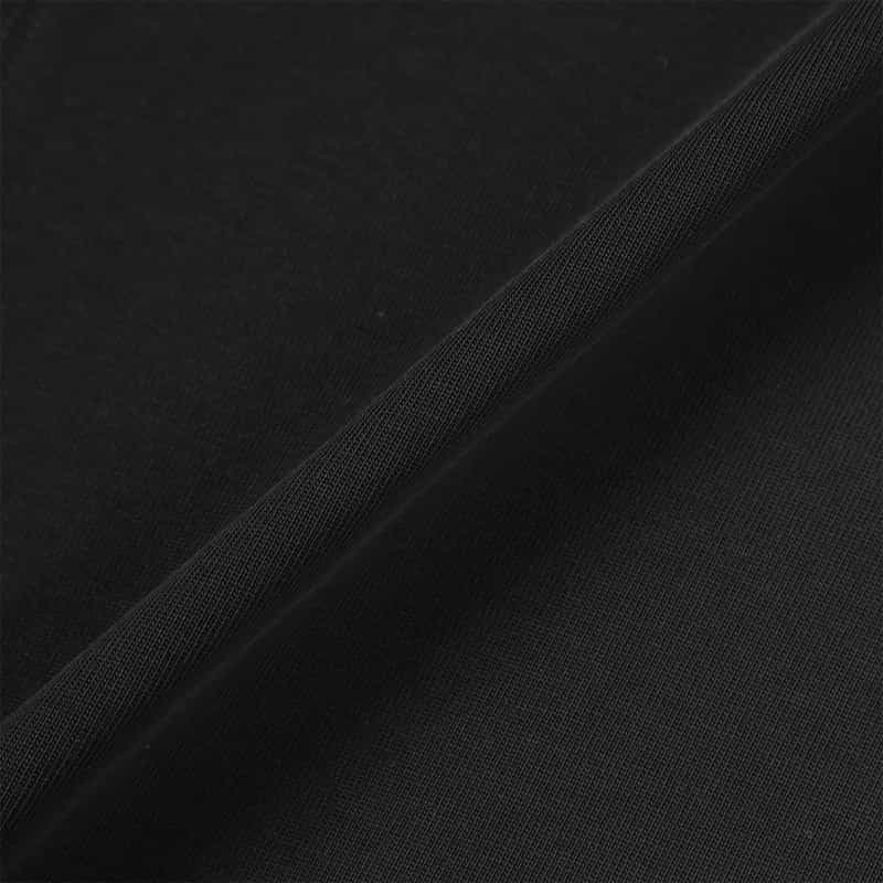 NAMESAKE NAMESAKE＜ネームセイク＞刺繍入りプリントTシャツ BLACK