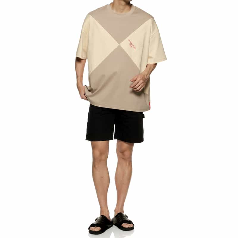 NAMESAKE NAMESAKE＜ネームセイク＞プリントTシャツ GRAY