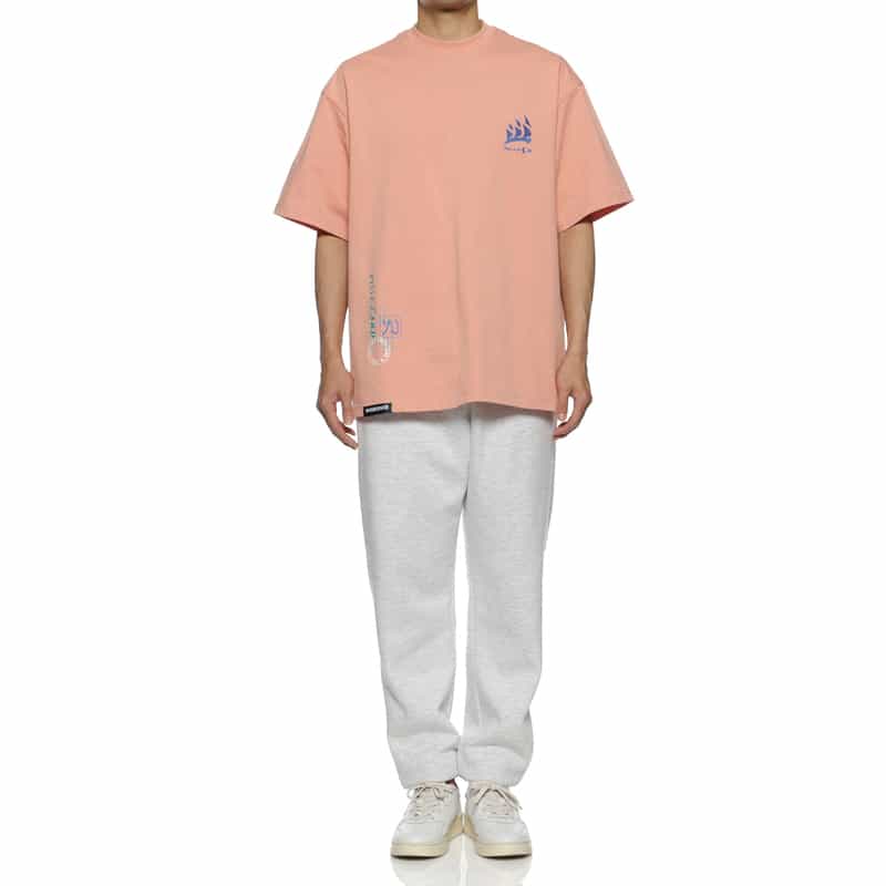 NAMESAKE NAMESAKE＜ネームセイク＞プリントTシャツ PINK