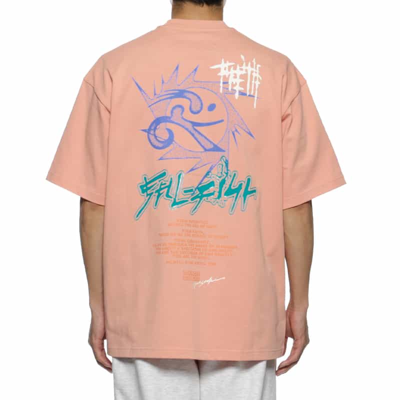NAMESAKE NAMESAKE＜ネームセイク＞プリントTシャツ PINK