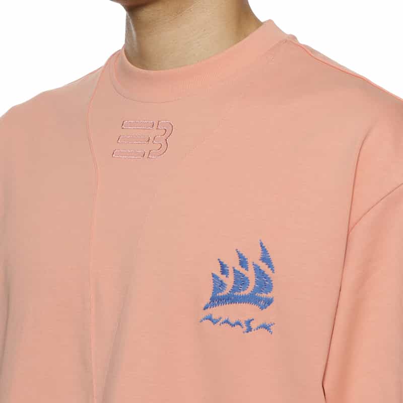 NAMESAKE NAMESAKE＜ネームセイク＞プリントTシャツ PINK