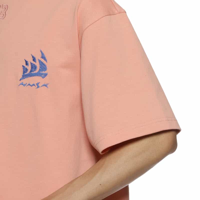 NAMESAKE NAMESAKE＜ネームセイク＞プリントTシャツ PINK