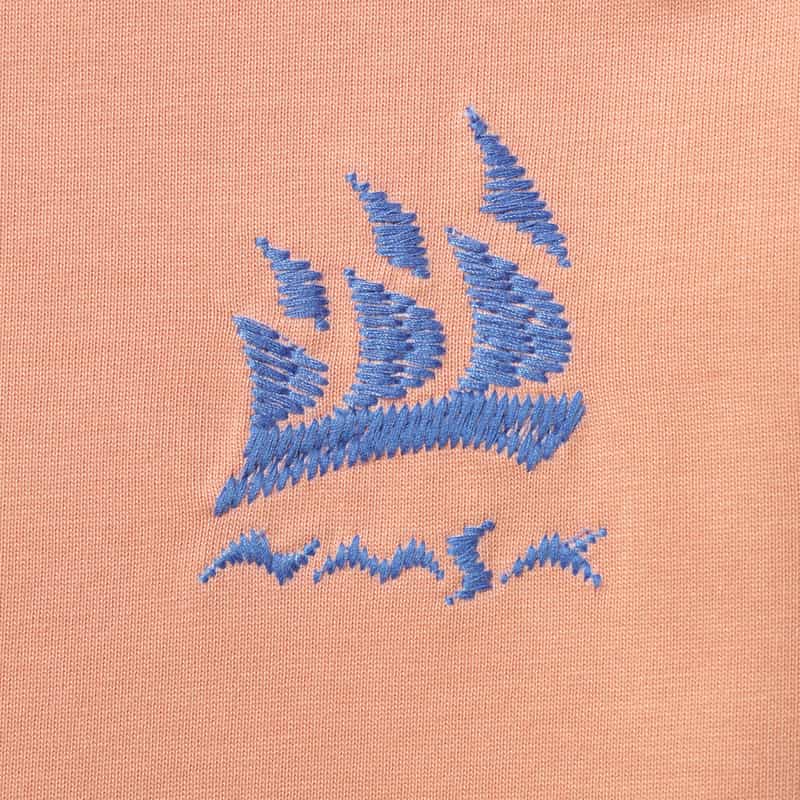 NAMESAKE NAMESAKE＜ネームセイク＞プリントTシャツ PINK