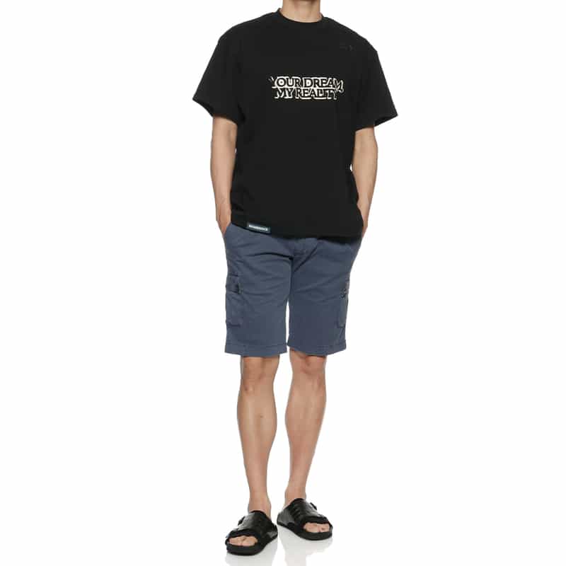 NAMESAKE NAMESAKE＜ネームセイク＞プリントTシャツ BLACK