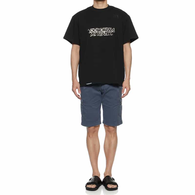 NAMESAKE NAMESAKE＜ネームセイク＞プリントTシャツ BLACK