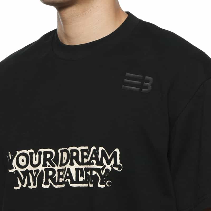 NAMESAKE NAMESAKE＜ネームセイク＞プリントTシャツ BLACK